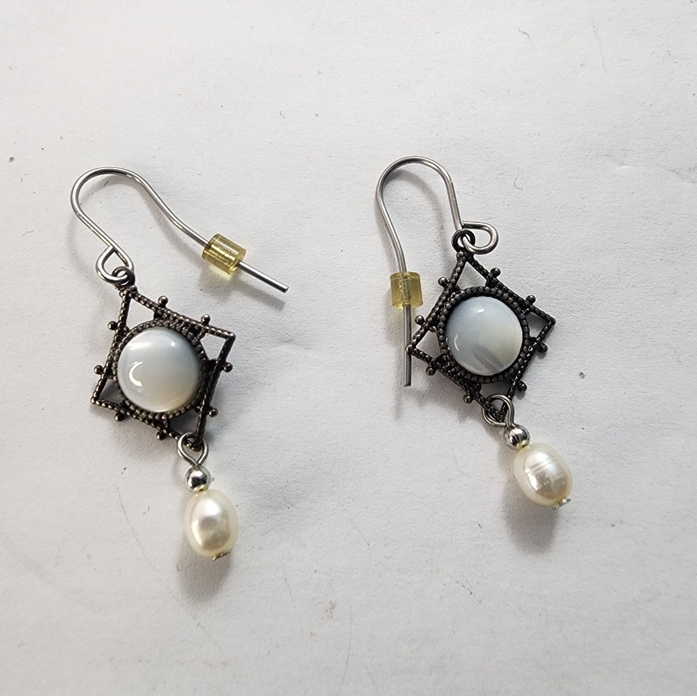 Vintage Faux Pearl Earrings